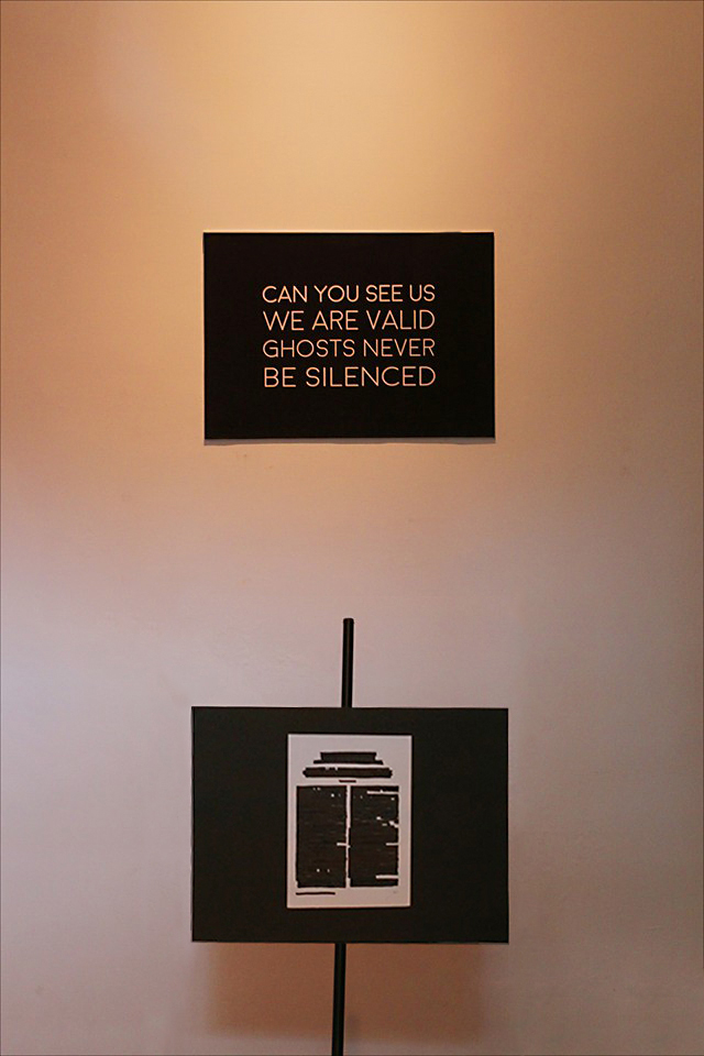 Photograph of "The Middle Class" exhibited at CEMA Gallery for EDIT4